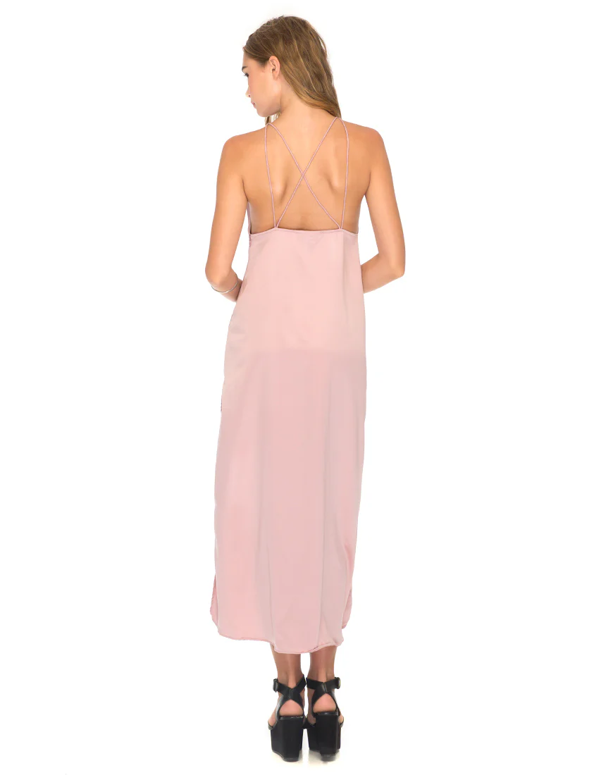 Xochi Maxi Dress in Dusky Pink - Image 4