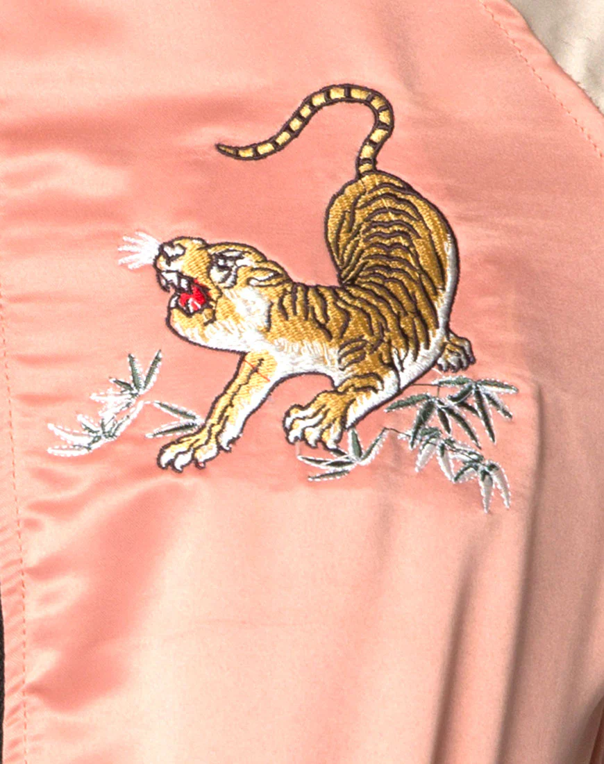 Yaw Bomber Yellow Tiger Embroidery - Image 5