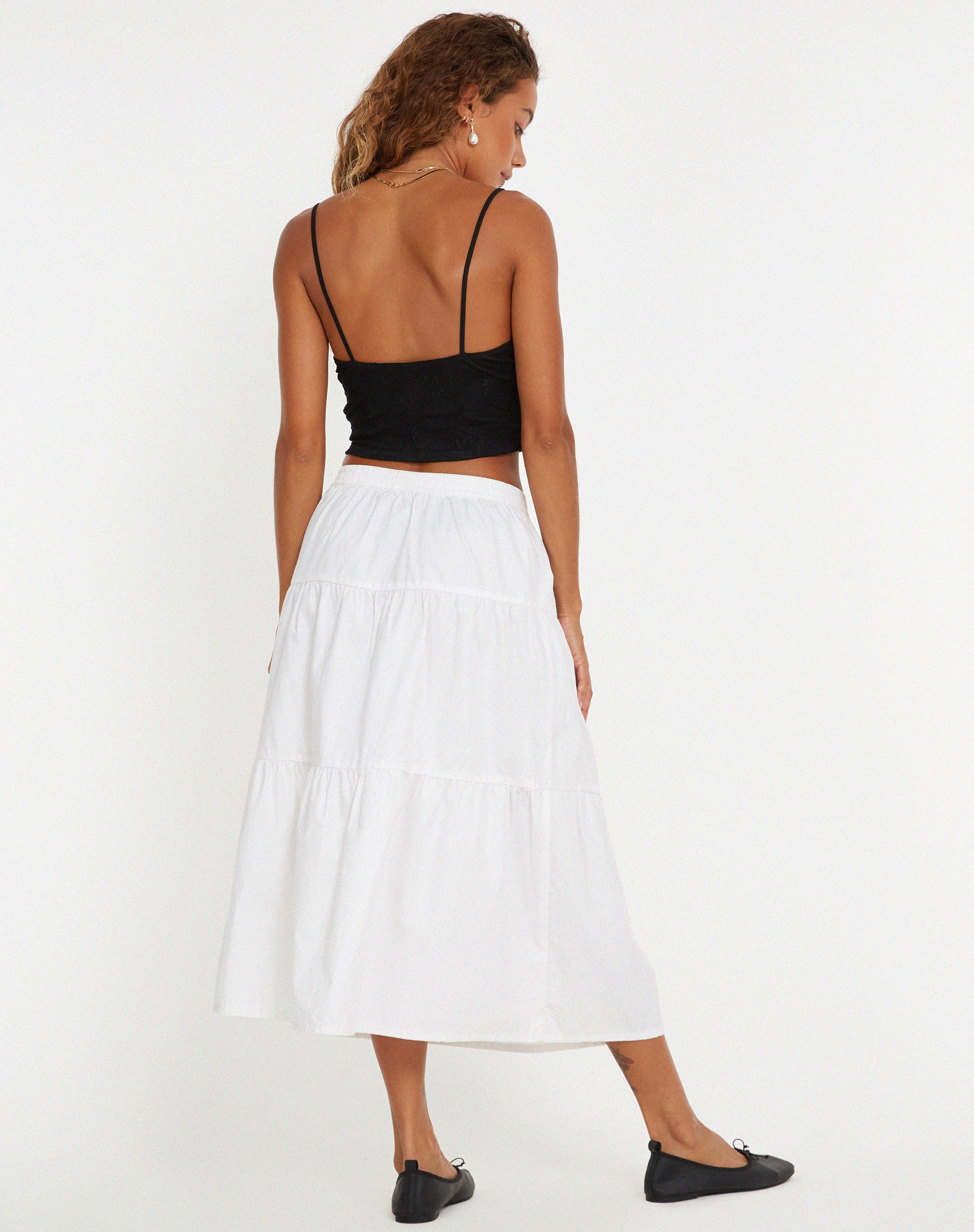 Yecaca Crop Top in Lace Black - Image 5