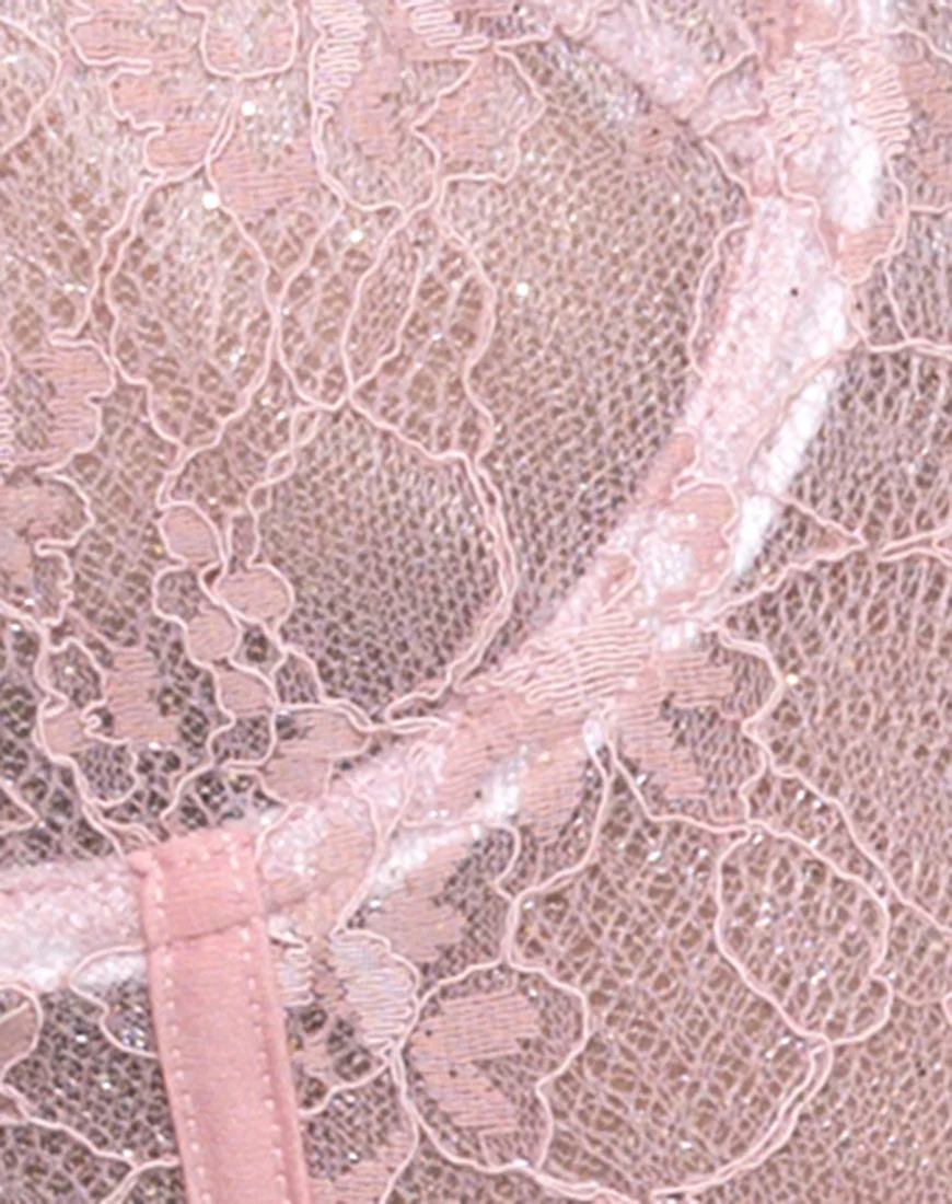 Yecal Bodice Bodice in Lace Rose - Image 5