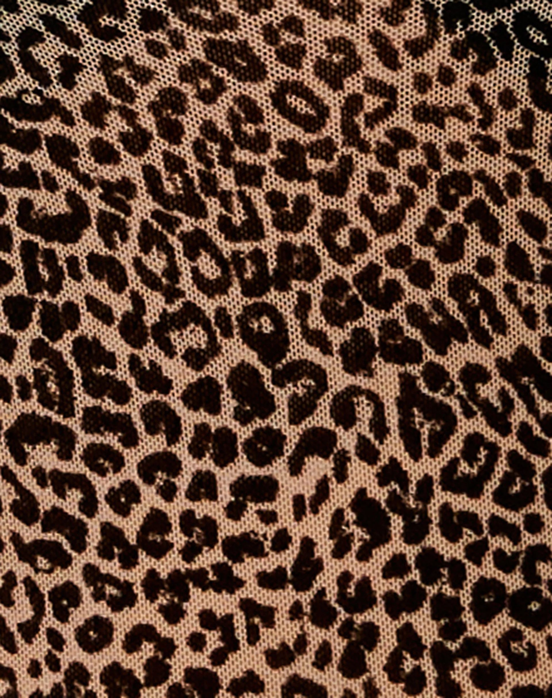 Yecal Bodice in Rar Leopard Flock Mesh - Image 5
