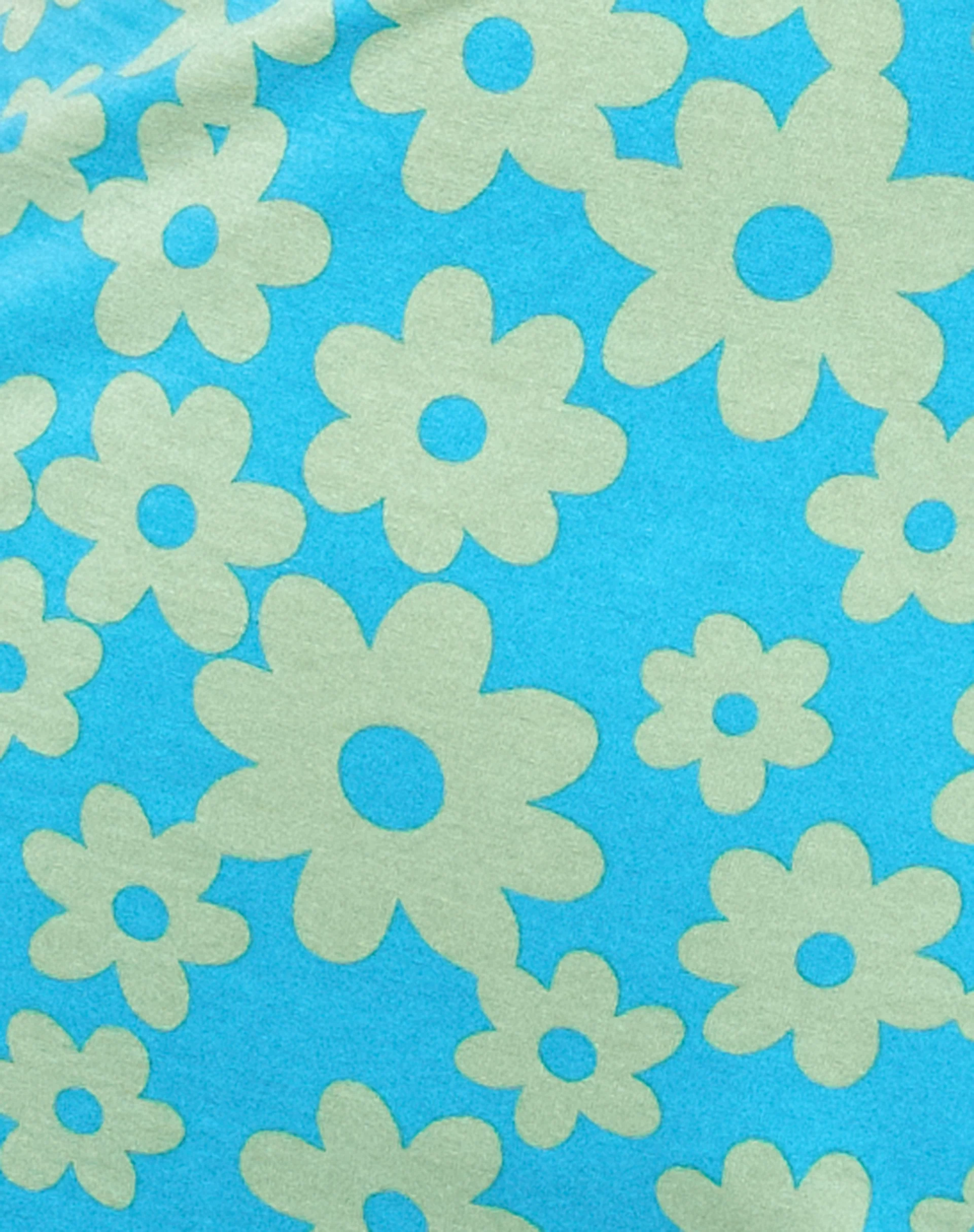 Yvette Mini Dress in Retro Daisy Blue - Image 8