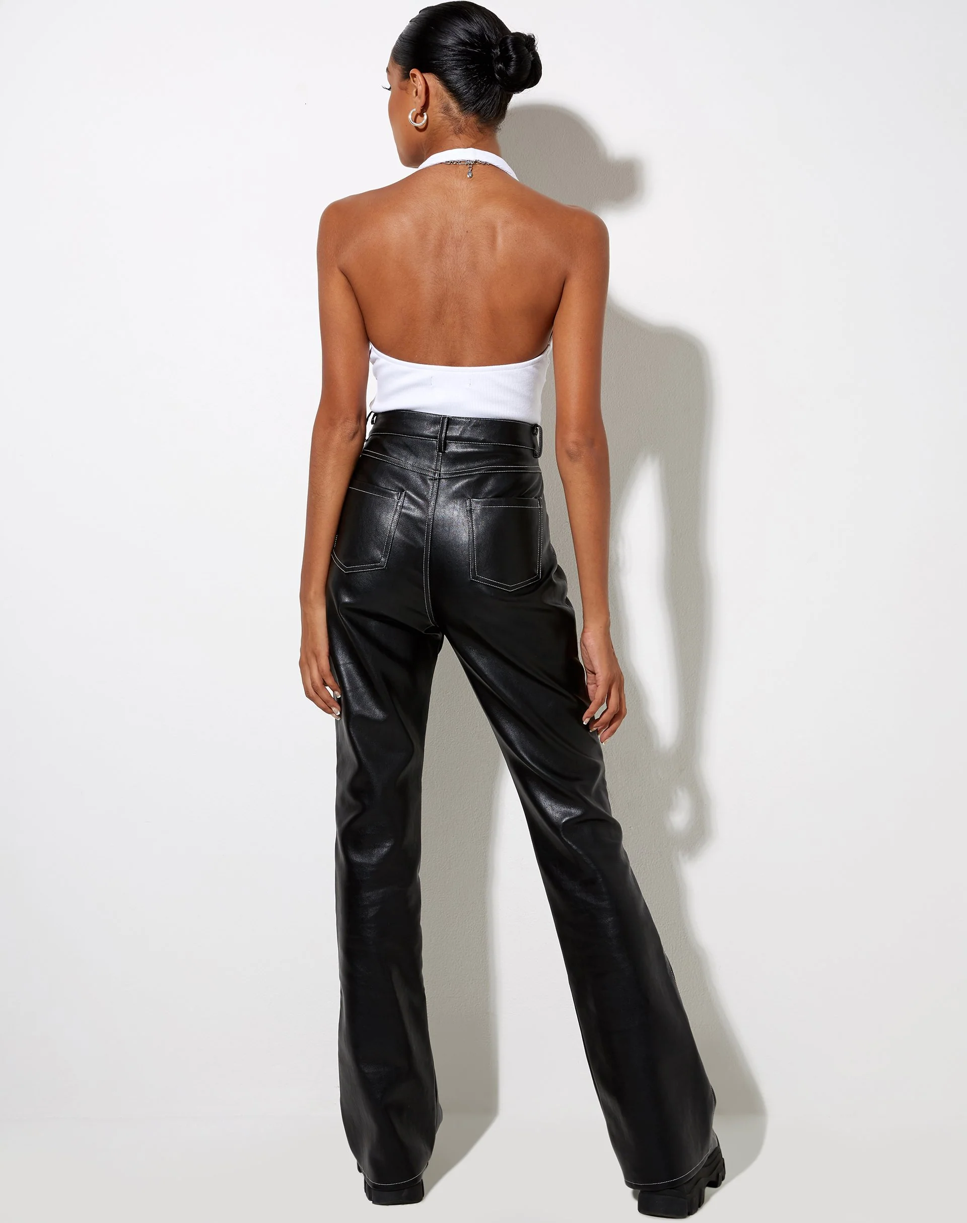 Zagh Top in Rib White - Image 5