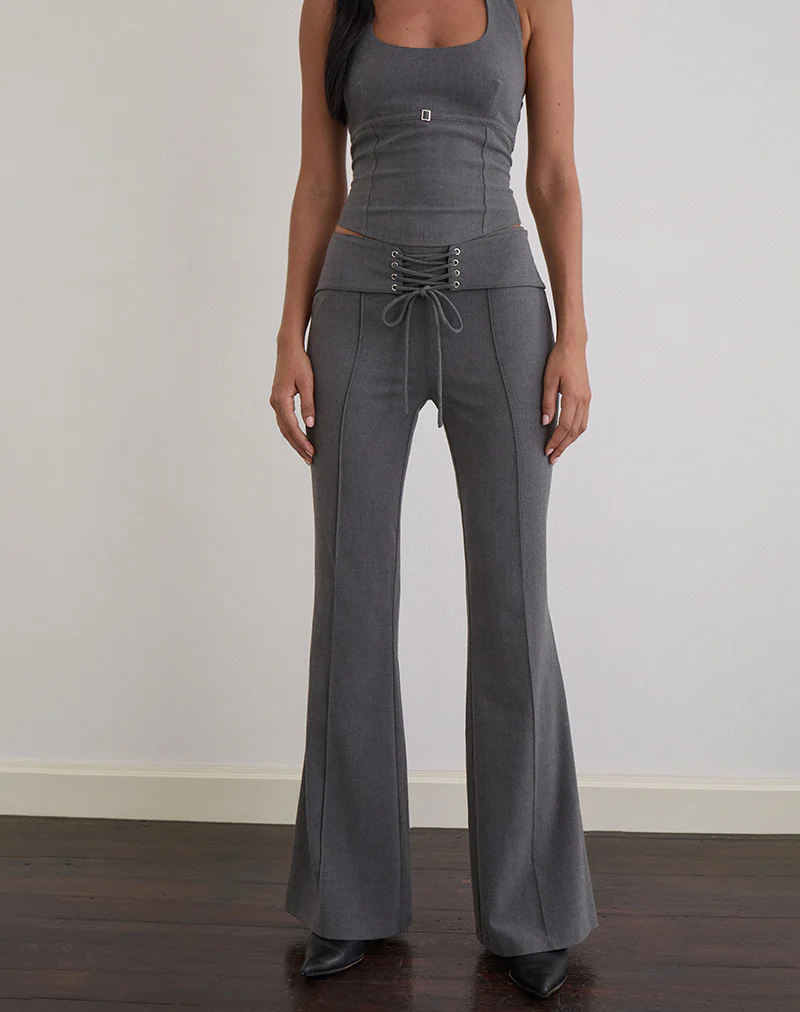 Zallen Trouser in Tailoring Charcoal - Image 2