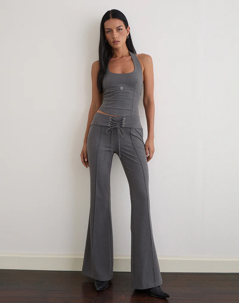 Zallen Trouser in Tailoring Charcoal - Image 4
