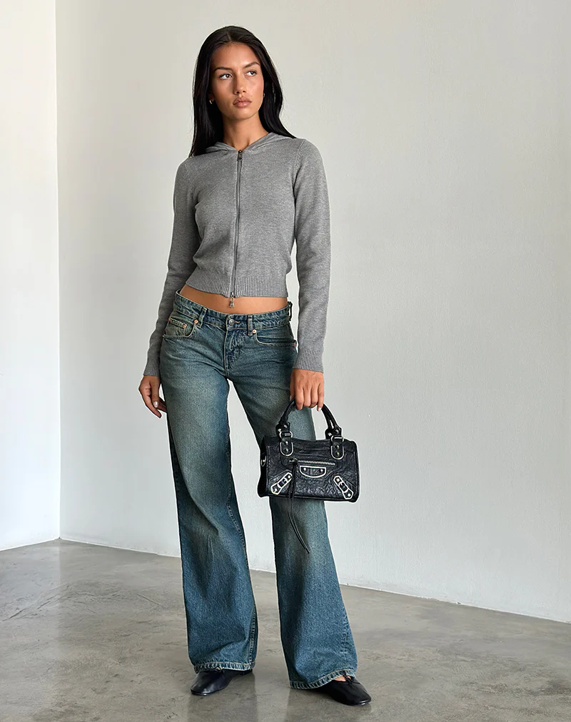 Zella Cardigan in Grey - Image 2