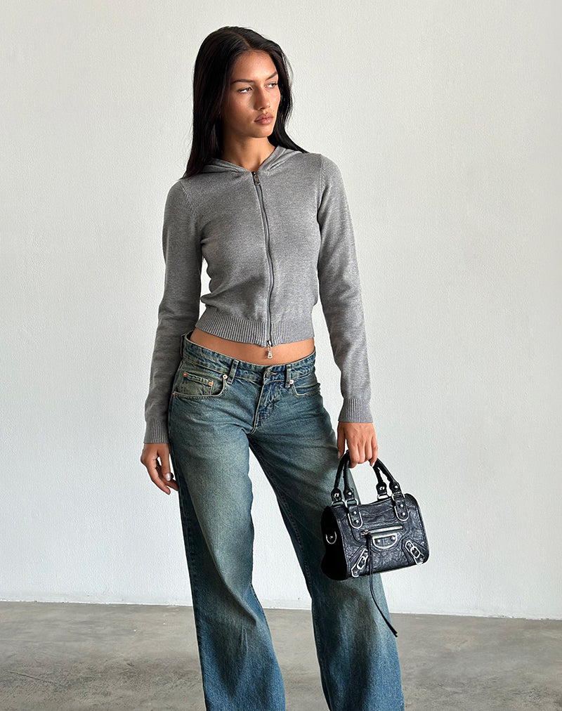 Zella Cardigan in Grey - Image 5