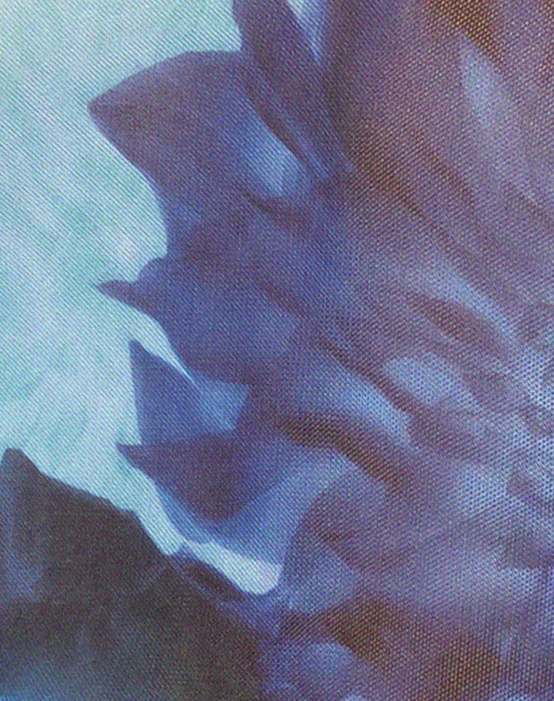 Zemira Long Sleeve Top in Abstract Floral Blue - Image 5