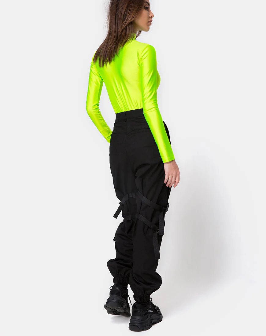 Zepani Bodice in Nylon Green Motel - Image 5