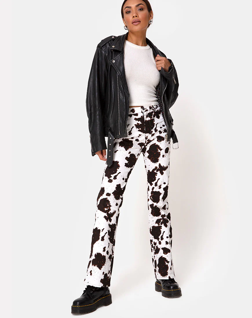 Zoven Trouser in Cow Hide - Image 4