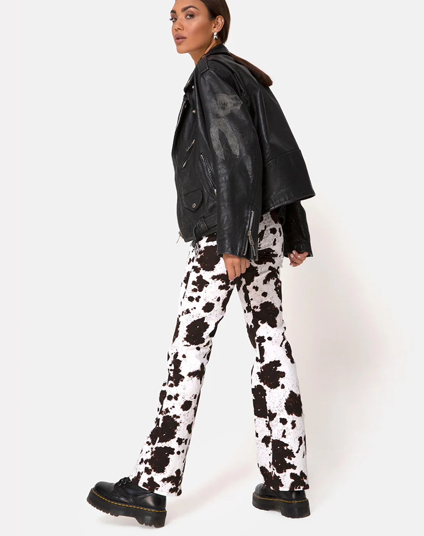 Zoven Trouser in Cow Hide - Image 5