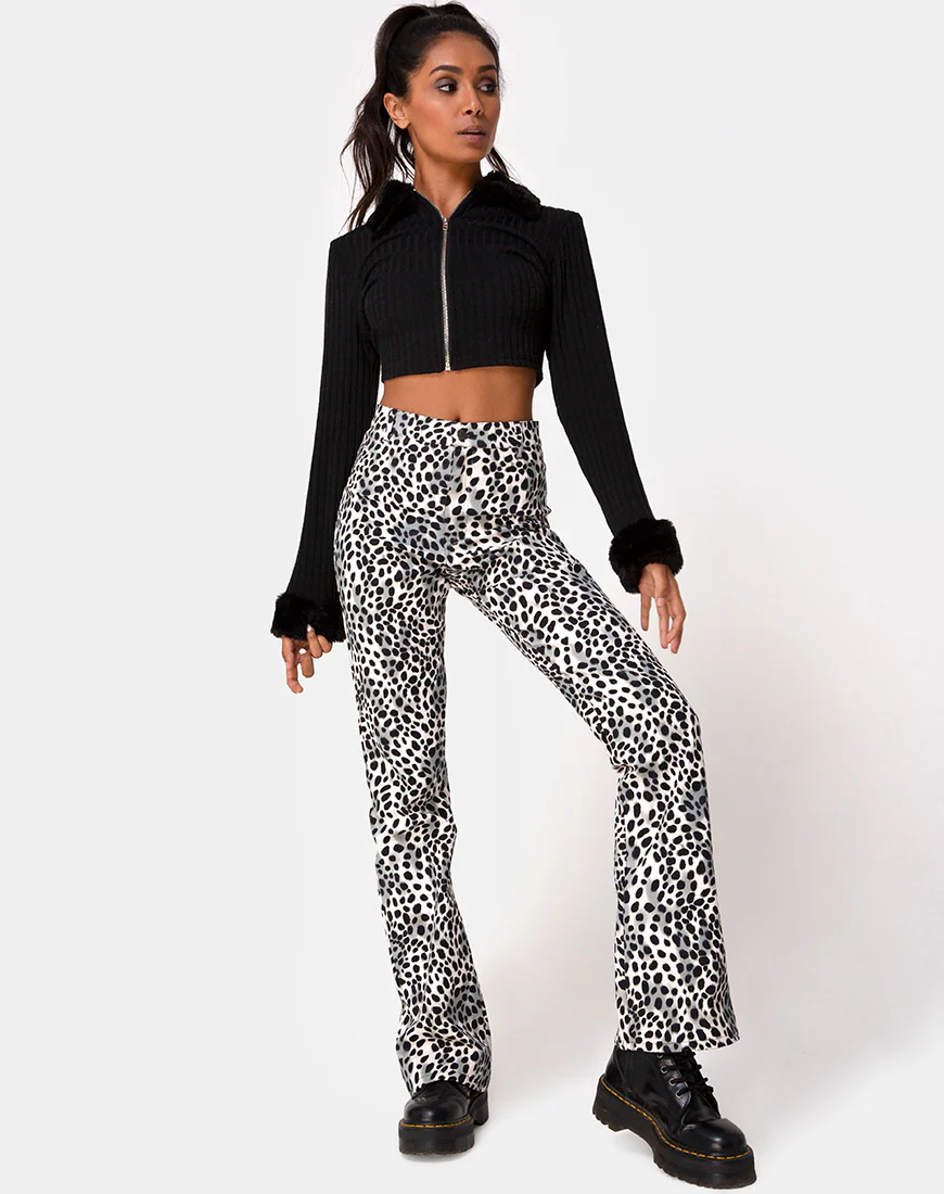 Zoven Trouser in Dalmatian - Image 3