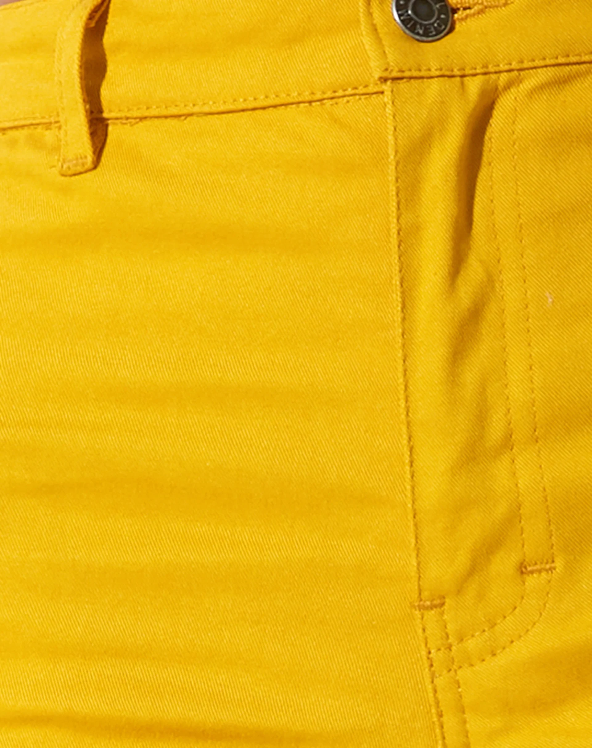 Zoven Flare Trouser in Twill Sulfur Mustard - Image 5