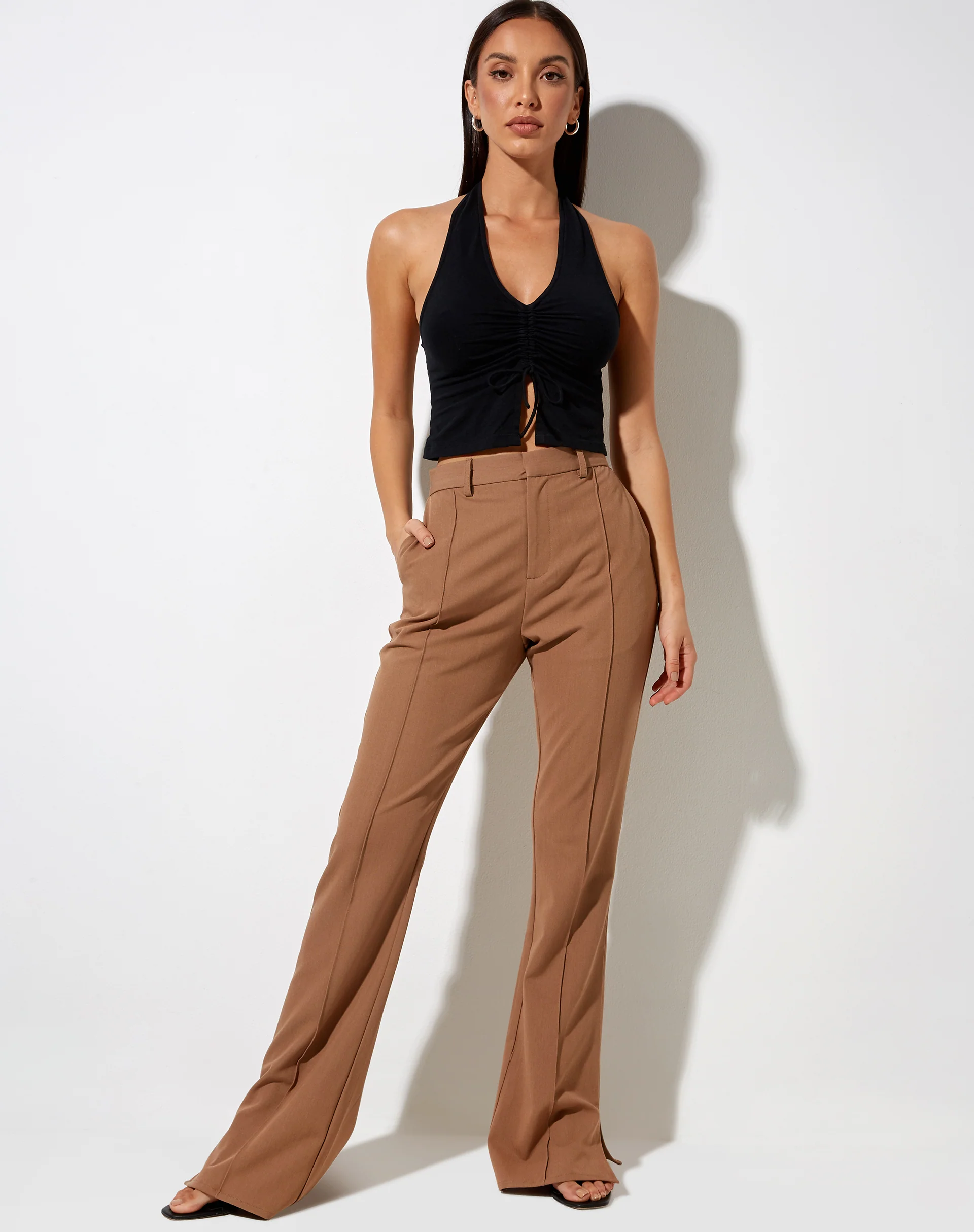 Zovey Trouser in Putty - Image 3