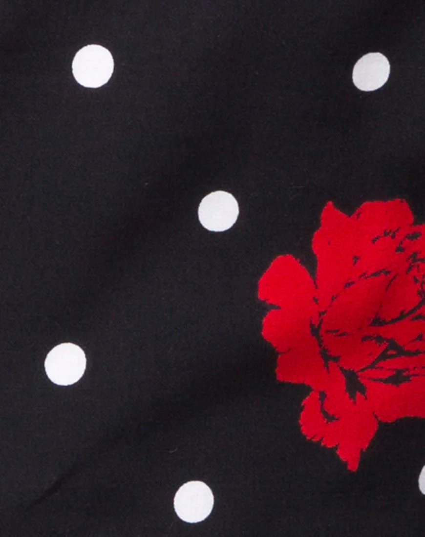 Zuma Crop Top in Cuban Rose - Image 6