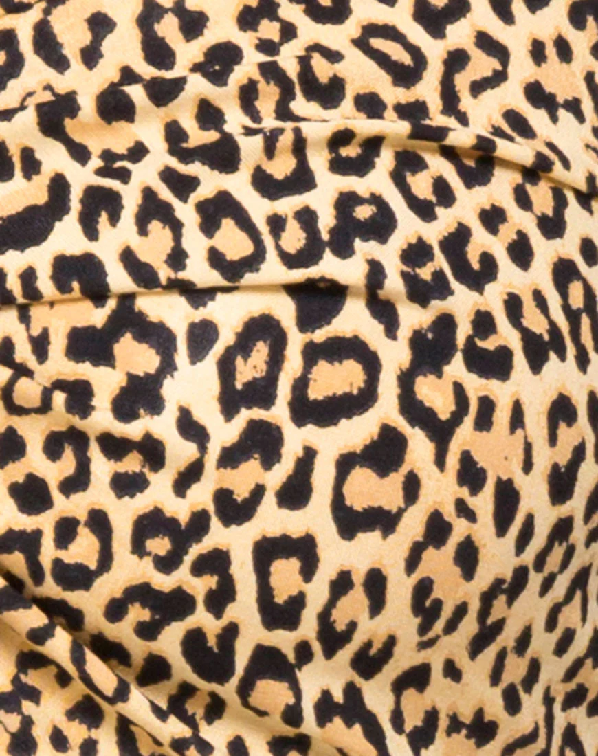 Zuma Crop Top in Rar Leopard - Image 5
